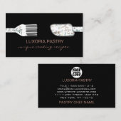 Aangepaste leaf van gebak van het gebak van eucaly visitekaartje (Voorkant / Achterkant)