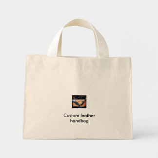 Aangepaste lederen handtas