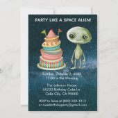 Aangepaste Leeftijd Alien Invasie Buitenruimte Ver Kaart (Achterkant)