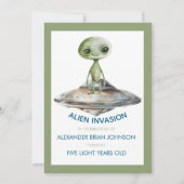 Aangepaste Leeftijd Buitenaardse Invasie Buitenrui Kaart (Voorkant)