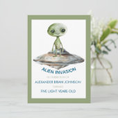 Aangepaste Leeftijd Buitenaardse Invasie Buitenrui Kaart (Staand voorkant)