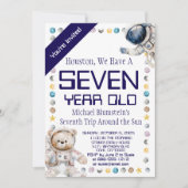 Aangepaste Leeftijd Buitenruimte Verjaardagsfeest  Kaart (Voorkant)