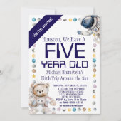 Aangepaste Leeftijd Buitenruimte Verjaardagsfeest  Kaart (Voorkant)