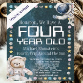 Aangepaste Leeftijd Buitenruimte Verjaardagsfeest  Kaart