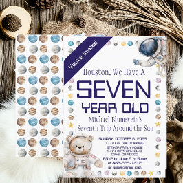 Aangepaste Leeftijd Buitenruimte Verjaardagsfeest Kaart