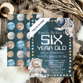 Aangepaste Leeftijd Buitenruimte Verjaardagsfeest  Kaart