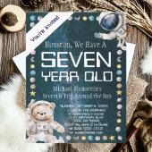 Aangepaste Leeftijd Buitenruimte Verjaardagsfeest  Kaart