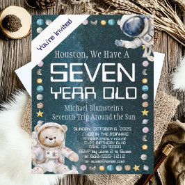 Aangepaste Leeftijd Buitenruimte Verjaardagsfeest  Kaart