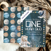 Aangepaste Leeftijd Buitenruimte Verjaardagsfeest  Kaart