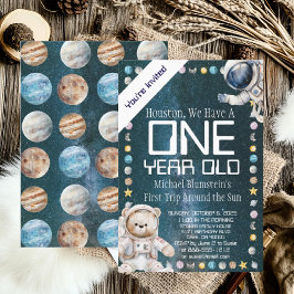 Aangepaste Leeftijd Buitenruimte Verjaardagsfeest  Kaart