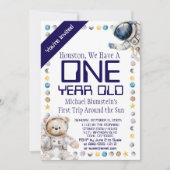 Aangepaste Leeftijd Buitenruimte Verjaardagsfeest  Kaart (Voorkant)