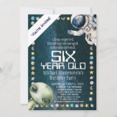 Aangepaste Leeftijd Buitenruimte Verjaardagsfeest  Kaart (Voorkant)