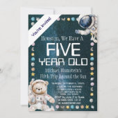 Aangepaste Leeftijd Buitenruimte Verjaardagsfeest  Kaart (Voorkant)