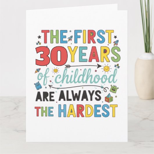 Aangepaste leeftijd Eerste jaren van de kindertijd Kaart (Voorkant)