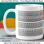 Aangepaste Leeftijd Gelukkig Verjaardag Modern Ver Koffiemok