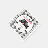 Aangepaste leeftijd niet oud, maar klassieke auto servet (Hoek)