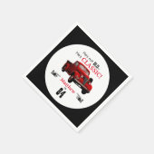 Aangepaste leeftijd niet oud maar rode klassieke 1 servet (Hoek)