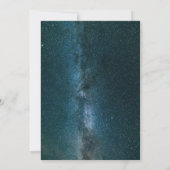 Aangepaste Leeftijd Outer Space Verjaardagsuitnodi Kaart (Achterkant)
