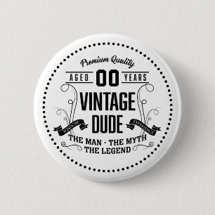 Aangepaste leeftijd ronde button 5,7 cm