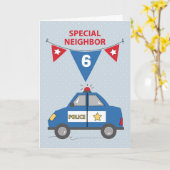 Aangepaste leeftijd speciale groep 6e geboortedag  kaart (Gele Bloem)