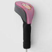 Aangepaste Leeftijd Verjaardag Uil Golf Driver Hoe Golfheadcover (Schuin)