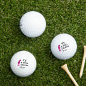 Aangepaste Leeftijd Vrouwen Golfer Grappig Geperso Golfballen (Insitu Gras)