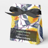 Aangepaste leemon Greenery Product Cadebox | Verpa Bedankdoosjes (Voorkant Zijde)