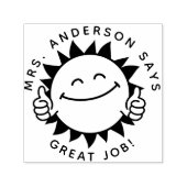 Aangepaste leerkracht Gift Stamp terug naar school Zelfinktende Stempel (Design)