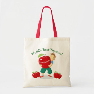 Aangepaste leerling met de beste leerkracht van Ap Tote Bag