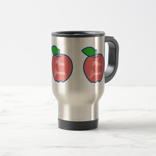 Aangepaste leerling Travel Mug Elke naam Reisbeker (Voorkant rechts)