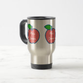 Aangepaste leerling Travel Mug Elke naam Reisbeker (Voorkant links)