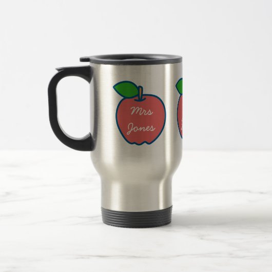 Aangepaste leerling Travel Mug Elke naam Reisbeker (Links)
