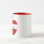 Aangepaste leerlingappel mok (Midden)