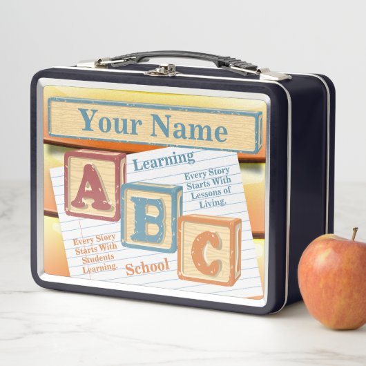 Aangepaste leerschool ABC Metaal Lunchbox (In situ)