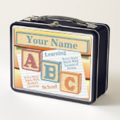 Aangepaste leerschool ABC Metaal Lunchbox (Voorkant)