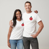 Aangepaste leerstoel, Pocket Red Apple T-Shirt (Unisex)