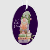 Aangepaste leesboek Monogrammed Ornament (voorkant)