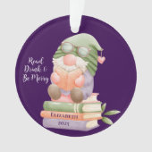 Aangepaste leesboek Monogrammed Ornament (voorkant)