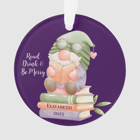 Aangepaste leesboek Monogrammed Ornament (voorkant)