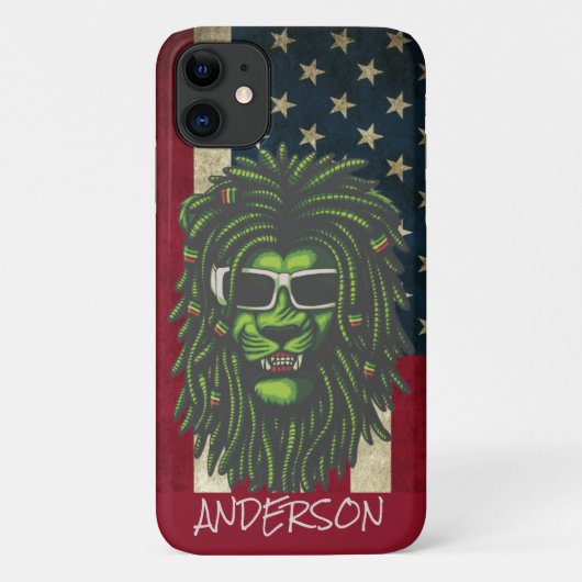 Aangepaste leeuw Case-Mate iPhone case (Achterkant)