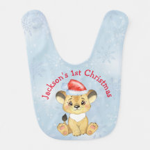 Aangepaste leeuw, eerste Kerstmis, Baby Blue