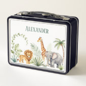 Aangepaste Leeuw Giraffe en Olifant Jungle (Achterkant)