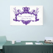 Aangepaste legant Regal Wedding Banner (Beurs)