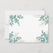 Aangepaste lege eucalyptusbladeren kaart (Voorkant)