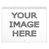 Aangepaste, lege Sjabloon kalender (Hoes)