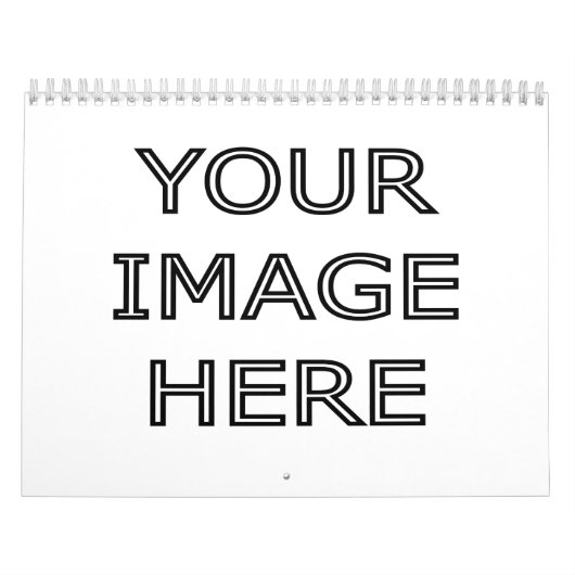 Aangepaste, lege Sjabloon kalender (Hoes)