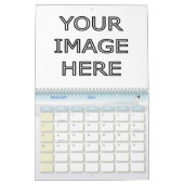 Aangepaste, lege Sjabloon kalender (Feb 2026)