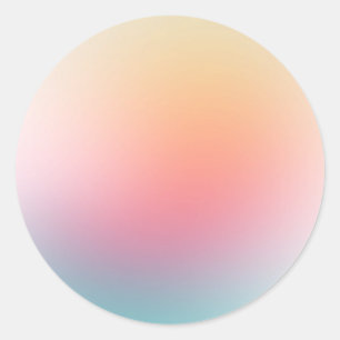 Aangepaste lege sjabloon Rood Roze Blauw Paars Gee Ronde Sticker