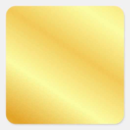 Aangepaste lege Sjabloon Tekst toevoegen Monogram  Vierkante Sticker (Voorkant)