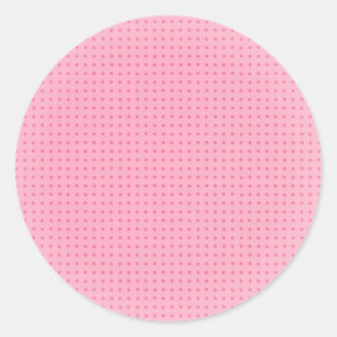 Aangepaste lege trendy blush roze sjabloon ronde sticker
